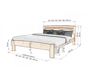 Кровать Магнолия Кровать Магнолия